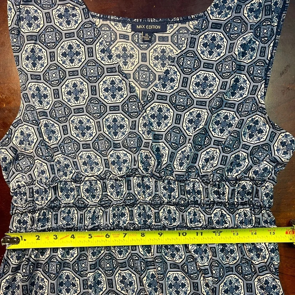 Max Edition Short Sleeve Slip On Light and Breezy Spandex Blend Dress, Size XL - Picture 4 of 6